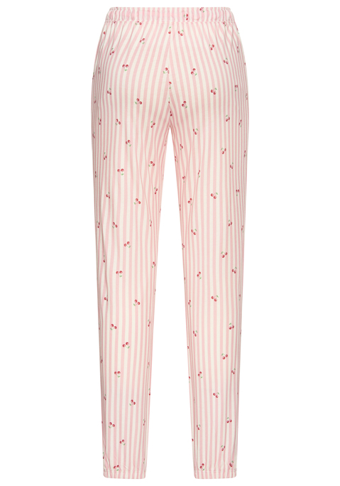 Bild: Pyjamahose von Vivance Dreams: Lange Pyjamahose von Vivance Dreams. Mit Streifen- und Früchtedruck. Elastischer Bund mit Bindeband. Eingrifftaschen. Schmale Beinform. Angenehme Jerseyqualität.
