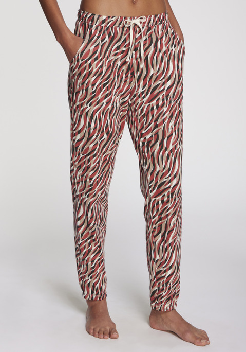 Bild: Pyjamahose von Vivance Dreams: Bequeme Pyjamahose von Vivance Dreams. Ausgestattet mit elastischem Bund und Bindeband. Elastischer Hosensaum. Single-Jersey aus reiner Baumwolle.