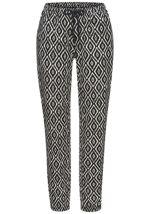 Bild: Pyjamahose von Vivance Dreams: Bequeme Pyjamahose von Vivance Dreams. Ausgestattet mit elastischem Bund und Bindeband. Elastischer Hosensaum. Single-Jersey aus reiner Baumwolle.