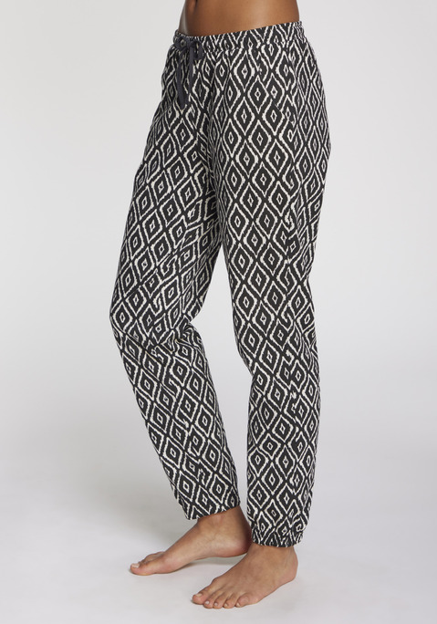 Bild: Pyjamahose von Vivance Dreams: Bequeme Pyjamahose von Vivance Dreams. Ausgestattet mit elastischem Bund und Bindeband. Elastischer Hosensaum. Single-Jersey aus reiner Baumwolle.