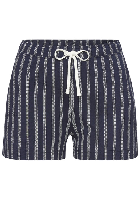 Bild: Pyjamashorts von Vivance Dreams: Modische Pyjamashorts von Vivance Dreams. Ausgestattet mit einem Gummizugbund und einem Bindeband. Eingrifftaschen mit Platz für kleine Gegenstände. Aus einer angenehmen Baumwoll-Viskosequalität.