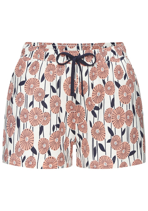 Bild: Pyjamashorts von Vivance Dreams: Modische Pyjamashorts von Vivance Dreams. Ausgestattet mit einem Gummizugbund und einem Bindeband. Eingrifftaschen mit Platz für kleine Gegenstände. Aus einer angenehmen Baumwoll-Viskosequalität.
