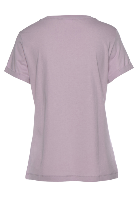 Bild: Shorty von Vivance Dreams: Shorty von Vivance Dreams.  Shirt mit Rundhalsausschnitt und kurzen Ärmeln mit Umschlag an den Säumen. Shorts mit elastischem Tunnelzugbund und seitlichen Eingrifftaschen. Single-Jersey Qualität aus 50% Viskose, 50% Baumwolle.  (Mit jedem Kauf eines Artikels aus Cotton made in Africa unterstützt Du die Initiative)