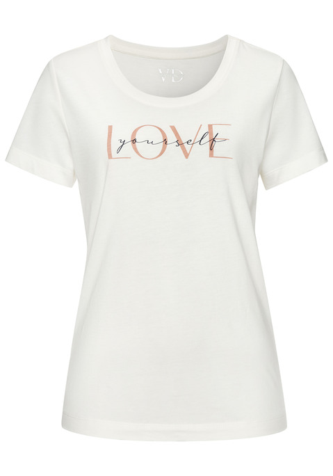 Bild: T-Shirt von Vivance Dreams: Bequemes T-Shirt von Vivance Dreams mit schönem Frontprint. Modischer Stil mit Rundhalsausschnitt. Baumwoll-Viskosequalität.