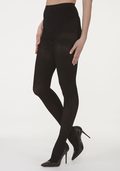 Bild: Feinstrumpfhose von Vivance: Strumpfhose von Vivance. Feine Rippstruktur. 40 den mit semi-blickdichter Optik. Vielseitig kombinierbar. Angenehm zu tragendes Material.