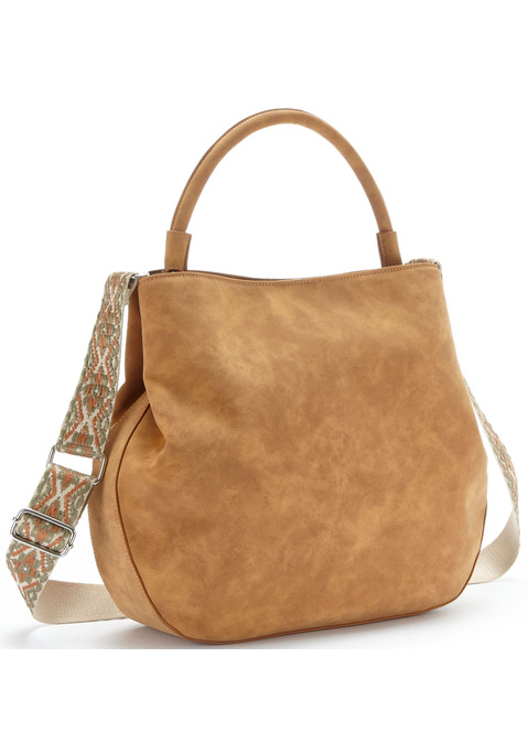 Bild: Handtasche von Vivance: Handtasche VEGAN von VIVANCE. Aus Lederimitat. Maße (H/B/T) = 32/32/9cm.