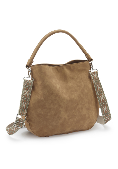 Bild: Handtasche von Vivance: Handtasche VEGAN von VIVANCE. Aus Lederimitat. Maße (H/B/T) = 32/32/9cm.