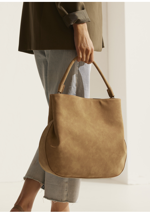 Bild: Handtasche von Vivance: Handtasche VEGAN von VIVANCE. Aus Lederimitat. Maße (H/B/T) = 32/32/9cm.