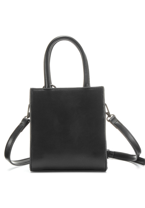 Bild: Handtasche von Vivance: Handtasche VEGAN von VIVANCE. Aus Lederimitat. Maße (H/B/T) = 17/16/9cm.