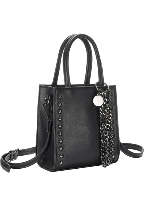 Bild: Handtasche von Vivance: Handtasche VEGAN von VIVANCE. Aus Lederimitat. Maße (H/B/T) = 17/16/9cm.