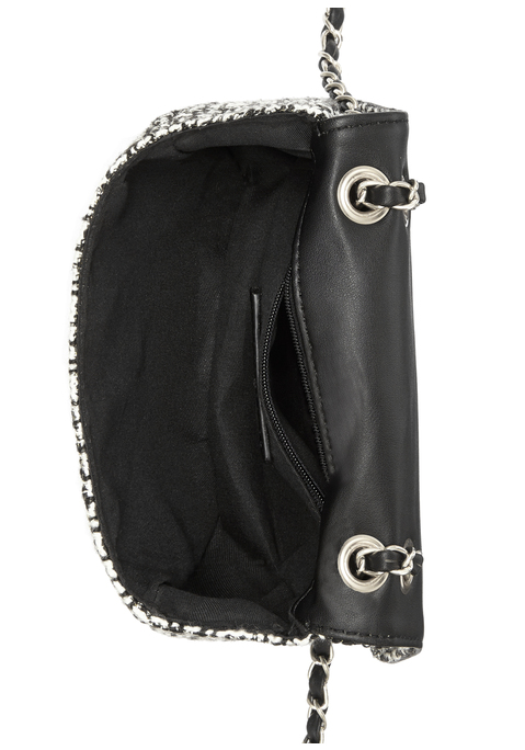 Bild: Handtasche von Vivance: Handtasche VEGAN von VIVANCE. Aus Textil. Maße (H/B/T) = 14/19/4cm.