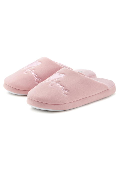 Bild: Pantolette von Vivance: Hausschuhe VEGAN von VIVANCE. Obermaterial, Futter und Decksohle aus Textil. Laufsohle aus Synthetik.