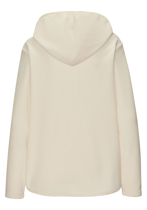 Bild: Hoodie von Vivance: Bequem geschnittener unifarbener Hoodie von Vivance mit großer Kapuze und Reißverschluss vorn. Abgerundeter Saum. Vielseitig kombinierbar, für Freizeit und Sport. Weiches, wärmendes Fleece-Material.