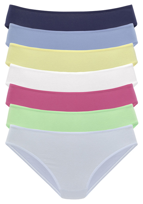 Bild: Jazz-Pants Slips von Vivance: Jazzpants von Vivance im 7er-Pack. In bequemer Passform und normal hohem Sitz. Trageangenehme, weiche und elastische Jerseyqualität.