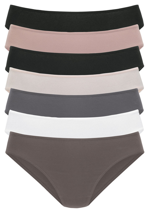 Bild: Jazz-Pants Slips von Vivance: Jazzpants von Vivance im 7er-Pack. In bequemer Passform und normal hohem Sitz. Trageangenehme, weiche und elastische Jerseyqualität.