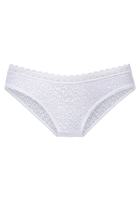 Bild: Jazz-Pants-Slip von Vivance: Jazz-Pants. Rundherum aus elastischer Spitze. Aus 83% Polyamid, 17% Elasthan.