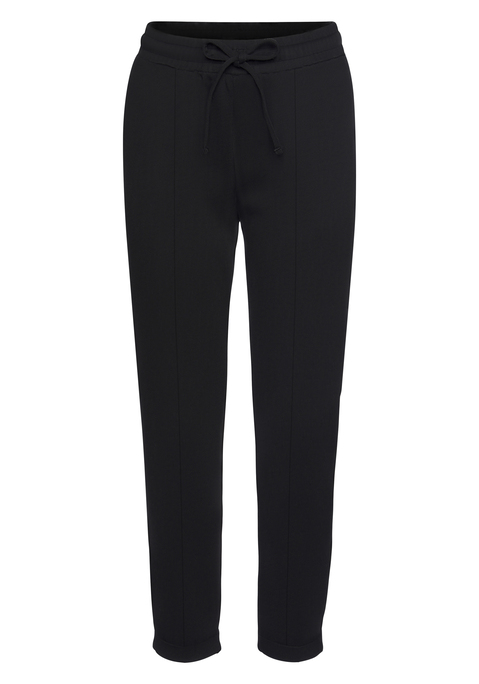 Bild: Jogger Pants von Vivance: Schlupfhose von VIVANCE. Bequeme Form mit elastischem Bund und Tunnelzug. Seitliche Eingrifftaschen und Ziertaschen hinten. Umschlag am Saum. Innenbeinlänge ca. 68 cm.