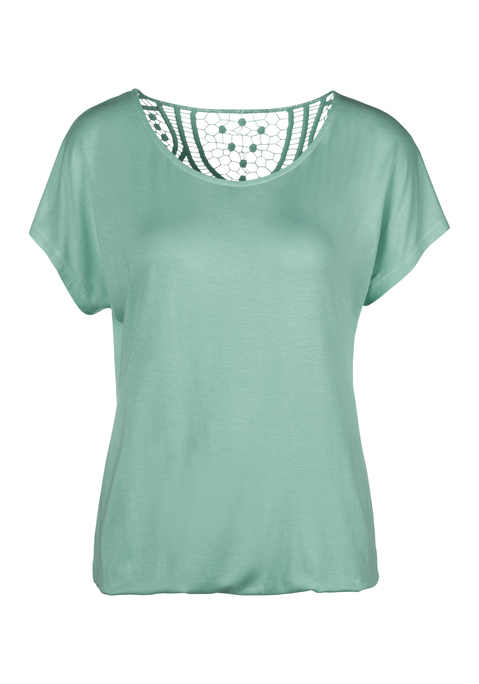 VIVANCE Kurzarmshirt Damen mint Gr.32/34