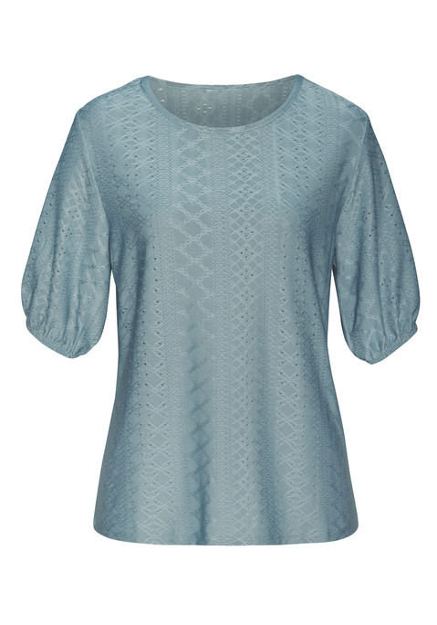 VIVANCE Kurzarmshirt Damen mint Gr.32/34