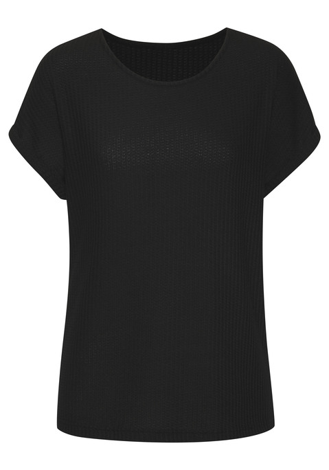 Bild: Kurzarmshirt von Vivance: Unifarbenes Basic-T-Shirt im 2er-Pack von Vivance. Mit fixiertem Ärmelumschlag. Und Rundhalsausschnitt. Vielseitig kombinierbar. Aus weicher Piqué-Qualität mit recyceltem Polyester.
