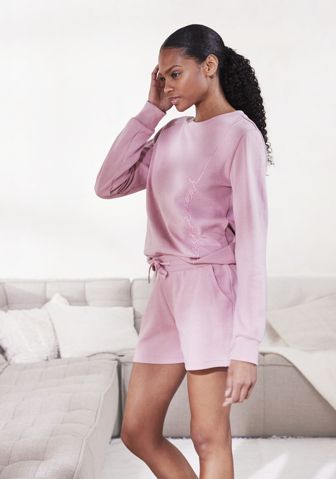 Bild: Longsweatshirt von Vivance: Klassisches Sweatshirt von Vivance. Ton-in-Ton-Stickerei vorn. Mit Rundhalsausschnitt. Rippbündchen an Ärmeln und Saum. Weiche Sweatware.