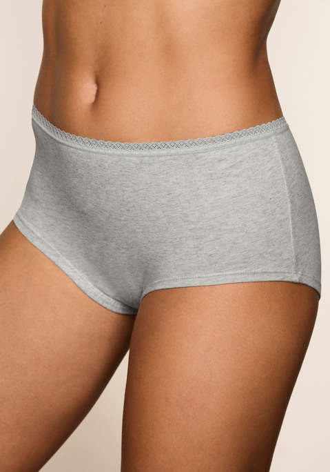 Bild: Panty von Vivance: Pantys von Vivance im 7er-Pack. Mit feiner Spitzeneinfassung. Aus weicher, elastischer Baumwollqualität.