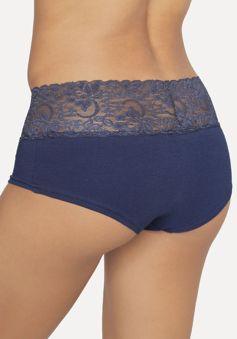 VIVANCE Panty Damen eisblau, rauchblau, navy Gr.32/34