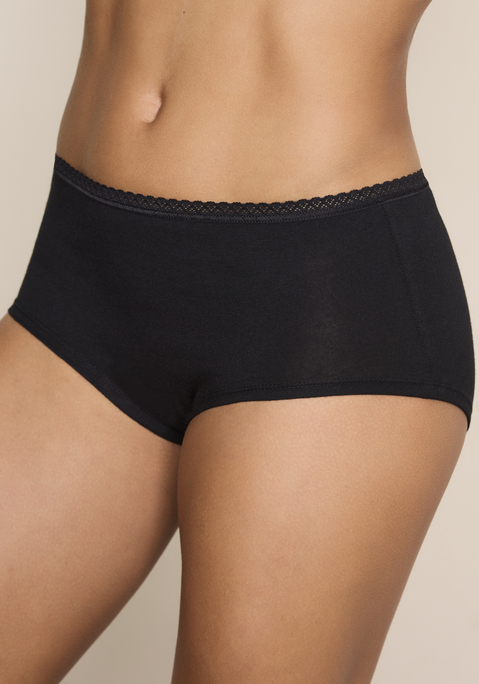 Bild: Panty von Vivance: Pantys von Vivance im 7er-Pack. Mit feiner Spitzeneinfassung. Aus weicher, elastischer Baumwollqualität.