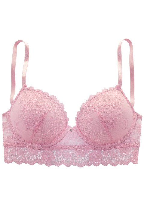 Bild: Push-up-BH von Vivance: Femininer Push-up-BH in leichter Longform. Rundherum aus zarter Jacquardspitze in blumiger Optik. Mit integrierten Formbügeln und herausnehmbaren Kissen - für ein tolles Dekolleté. Individuell verstellbare Träger sowie Rückenverschluss. Passende Unterteile aus der gleichen Serie erhältlich. Obermaterial: 60% Polyamid, 35% Polyester, 5% Elasthan.