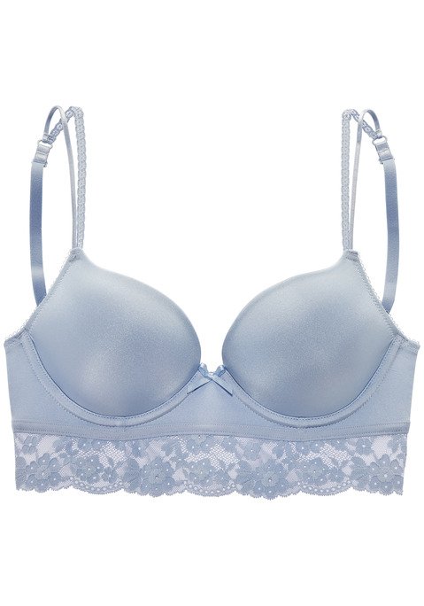 Bild: Push-up-BH von Vivance: Verspielter Push-up-BH mit Spitze rundherum entlang der Unterbrust. Cups mit herausnehmbaren Kissen - für ein tolles Dekolleté. Aus weichem Microtouch-Material. Individuell verstellbare Träger sowie Rückenverschluss. Passende Unterteile aus der gleichen Serie erhältlich. Reizwäsche. Verführerische Dessous. Spitzen-Dessous. Romantische Dessous. Verspielte Dessous. Aus 60% Polyamid, 35% Polyester, 5% Elasthan.