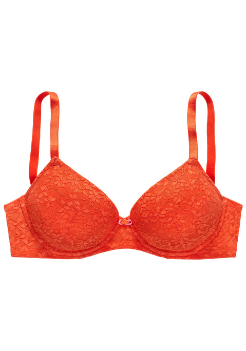 Bild: Push-up-BH von Vivance: Verspielter Push-up-BH mit Bügel und feinem Zierdetail vorne mittig. Rundherum aus zarter Spitze in blumiger Optik. Cups mit herausnehmbaren Kissen - für ein Dekolleté nach Wunsch. Passende Unterteile aus der gleichen Serie erhältlich. Individuell verstellbare Träger sowie Rückenverschluss. Obermaterial: 67% Polyamid, 22% Polyester, 11% Elasthan.