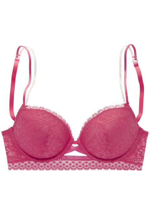 Bild: Push-up-BH von Vivance: Femininer Push-up BH mit herausnehmbaren Kissen. Cups und Unterbrustband aus anteilig recycelter Spitze in floraler Optik. Träger und Rückenverschluss individuell verstellbar. Passende Unterteilen aus der gleichen Serie erhältlich. Mit Liebe & Leidenschaft in Hamburg kreiert. Reizwäsche. Verführerische Dessous. Spitzen-Dessous. Romantische Dessous. Verspielte Dessous. Spitze aus 60% Polyamid recycelt, 27% Polyamid, 13% Elasthan