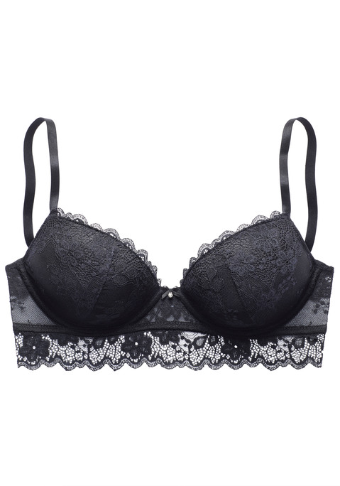 VIVANCE Push-up-BH Damen schwarz Gr.70E