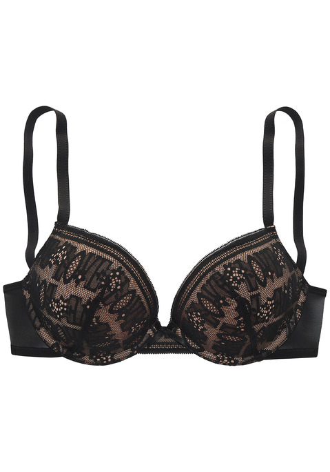 Bild: Push-up-BH von Vivance: Verspielter Push-up-BH mit Bügel und herausnehmbaren Kissen - für ein tolles Dekolleté. Aus hübscher Spitze mit eingewebtem „LOVE"-Schriftzug und einem dezent transparenten Mesh. Mit feiner Zierschleife in der vorderen Mitte. Individuell verstellbare Zierträger sowie Rückenverschluss. Passende Unterteile aus der gleichen Serie erhältlich. Aus 60% Polyamid, 35% Polyester, 5% Elasthan.