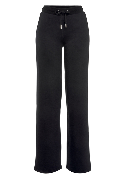 Bild: Relaxhose von Vivance: Bequeme Loungepants von Vivance. Elastischer Tunnelzugbund mit Kordel. Seitliche Eingrifftaschen. Figurumspielender, gerader Schnitt. Sehr weiche Sweatware mit kuscheliger Innenseite. Aus 50% Polyester, 30% Viskose, 20% Baumwolle.