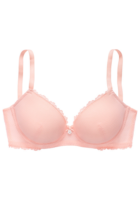 Bild: Schalen-BH von Vivance: Femininer Schalen-BH mit feiner Zierschleife und hübschem Accessoire vorne mittig. Mit leicht wattierten, nahtlos vorgeformten Cups. Aus elastischer Netzspitze in transparenter Optik. Individuell verstellbare Träger sowie Rückenverschluss. Passende Unterteile aus der gleichen Serie erhältlich. Reizwäsche. Verführerische Dessous. Spitzen-Dessous. Romantische Dessous. Verspielte Dessous. Aus 91% Polyamid, 9% Elasthan.