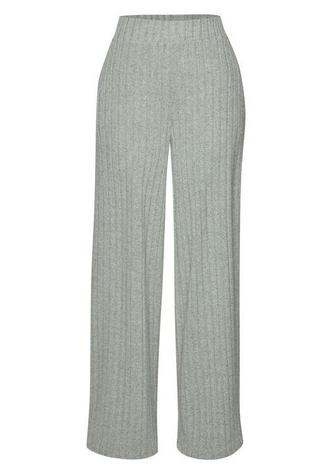 Bild: Schlupfhose von Vivance: Kuschelige Schlupfhose von Vivance in Ripp-Optik. Bequemer Gummibund für viel Komfort. Praktische Eingrifftaschen. Ideal zu Shirts und Tops. Weicher Jersey mit flauschiger Haptik.