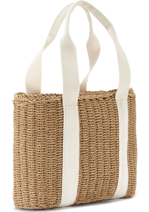 Bild: Shopper von Vivance: Tasche VEGAN von VIVANCE. Aus Papierstroh. Maße (H/B/T): 23/35/9cm.