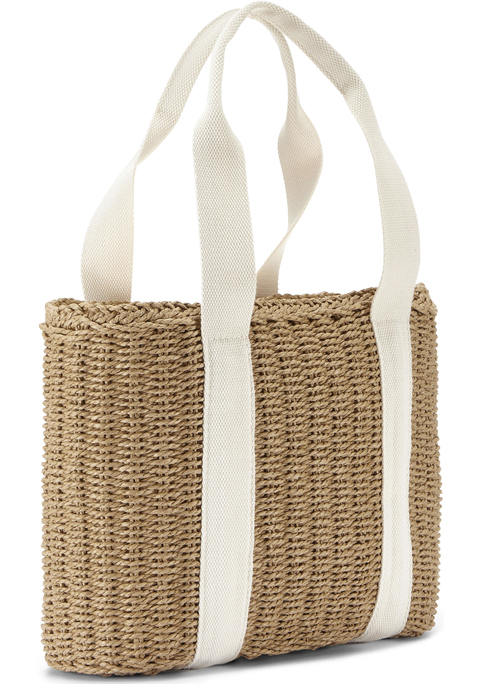 Bild: Shopper von Vivance: Tasche VEGAN von VIVANCE. Aus Papierstroh. Maße (H/B/T): 23/35/9cm.