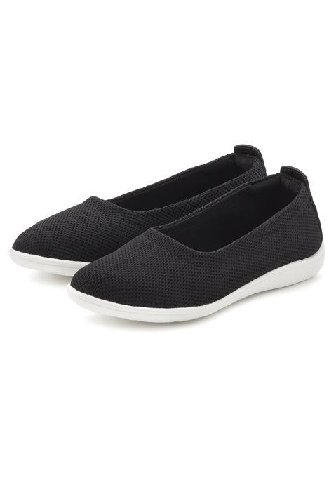 Bild: Slipper von Vivance: Slipper aus Textil VEGAN von VIVANCE. Obermaterial, Futter und Decksohle aus Textil. Laufsohle aus Synthetik.