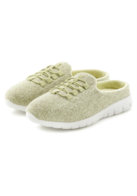 Bild: Sneaker von Vivance: Hausschuhe VEGAN von VIVANCE. Obermaterial, Futter und Decksohle aus Textil. Laufsohle aus Synthetik.