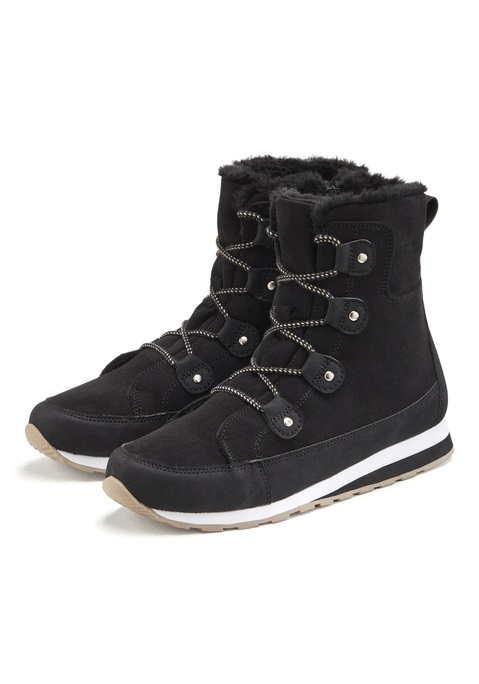 Bild: Stiefelette von Vivance: Stiefelette mit Warmfutter VEGAN von VIVANCE. Obermaterial aus Microfaser. Futter und Decksohle aus Textil. Laufsohle aus Synthetik.