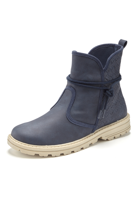 Bild: Stiefelette von Vivance: Stiefelette VEGAN von VIVANCE. Obermaterial aus Lederimitat. Futter und Decksohle aus Textil. Laufsohle aus Synthetik.