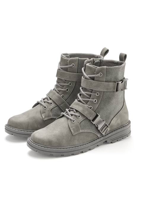 Bild: Stiefelette von Vivance: Stiefelette VEGAN von VIVANCE. Obermaterial aus Lederimitat. Futter und Decksohle aus Textil. Laufsohle aus Synthetik.