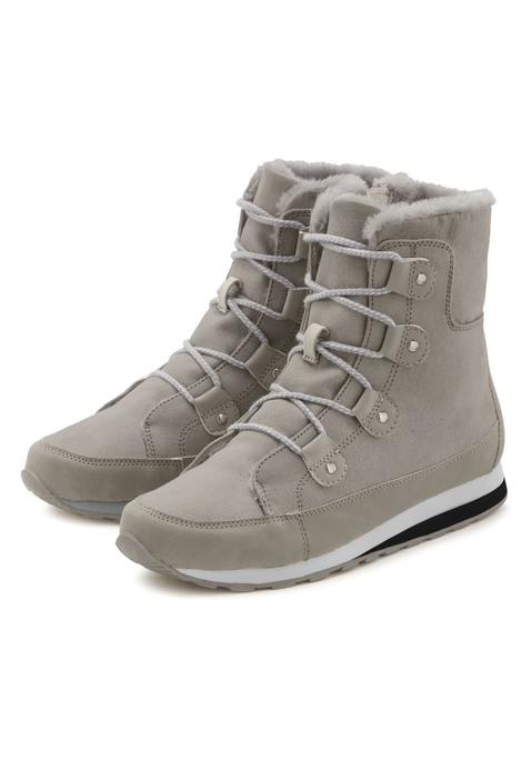 Bild: Stiefelette von Vivance: Stiefelette mit Warmfutter VEGAN von VIVANCE. Obermaterial aus Microfaser. Futter und Decksohle aus Textil. Laufsohle aus Synthetik.
