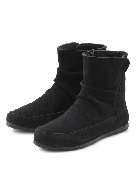 Bild: Stiefelette von Vivance: Stiefelette aus Leder von VIVANCE. Obermaterial aus Rindsleder. Futter und Decksohle aus Textil. Laufsohle aus Synthetik.