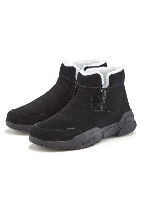 Bild: Stiefelette von Vivance: Stiefelette aus Leder von VIVANCE. Obermaterial aus Rindsleder. Futter und Decksohle aus Textil. Laufsohle aus Synthetik.