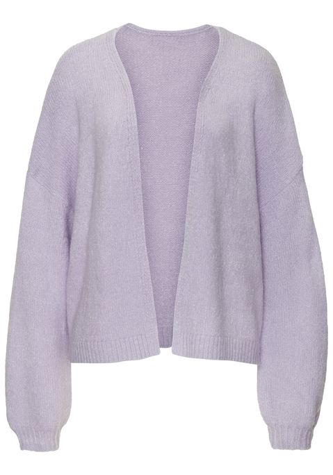 Bild: Strickjacke von Vivance: Locker gestrickter Oversize-Cardigan von Vivance. Rippbündchen an Ärmeln und Saum. Weite, komfortable Passform. Ohne Verschluss, wird offen getragen. Aus weichem Strickmaterial.