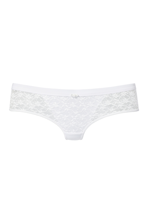 Bild: Stringpanty von Vivance: Feminine Stringpanty mit hübschem Zierdetail. Aus zarter Spitze in blumiger Optik und weichem Microtouch-Material. Vorne mittig blickdicht unterlegt. Mit eingearbeitetem Baumwollzwickel. Passende BHs aus der gleichen Serie erhältlich. Obermaterial: 86% Polyamid, 14% Elasthan.
