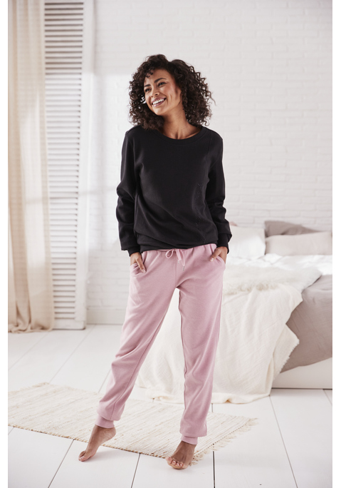 Bild: Longsweatshirt von Vivance: Klassisches Sweatshirt von Vivance. Ton-in-Ton-Stickerei vorn. Mit Rundhalsausschnitt. Rippbündchen an Ärmeln und Saum. Weiche Sweatware.
